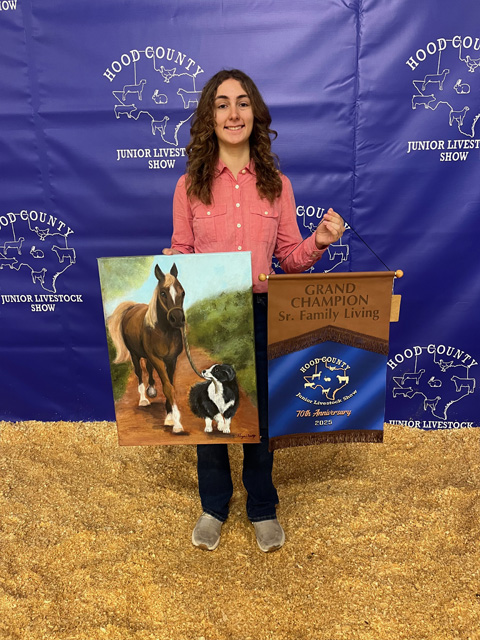 2024 Hood County Stockshow Grand Champion Art Division