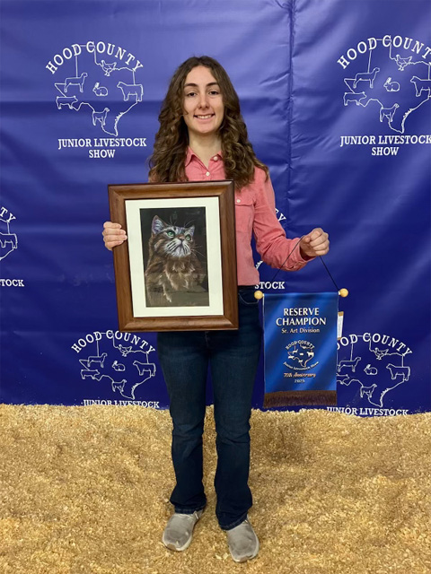 2024 Hood County Stockshow Reserve Champion Art Division